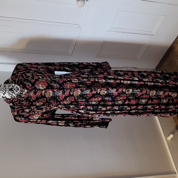 Daiquiri dress floral vintage 70's Cottage Core maxi - Picture 2 of 16